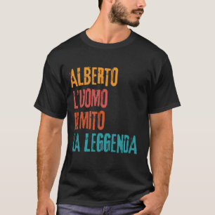 Camiseta Alberto O Homem O Mito A Lenda Festa de Aniversári