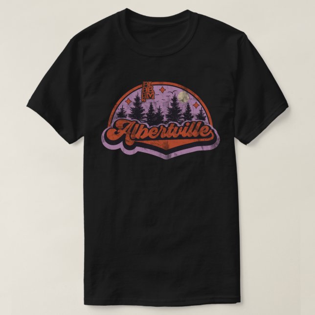 Camiseta Albertville, Alabama (Frente do Design)
