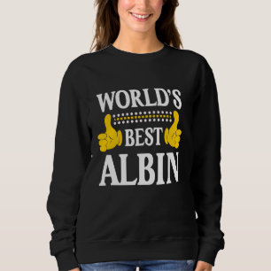 Camiseta Albin Personal Name Nome Engraçado Nome Melhor do