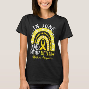 Camiseta Albinismo Consciência Arco-Íris Em Junho Vestimos 