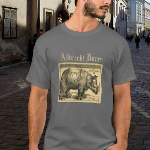 Camiseta Albrecht Durer Rhinocerontes - Renascença
