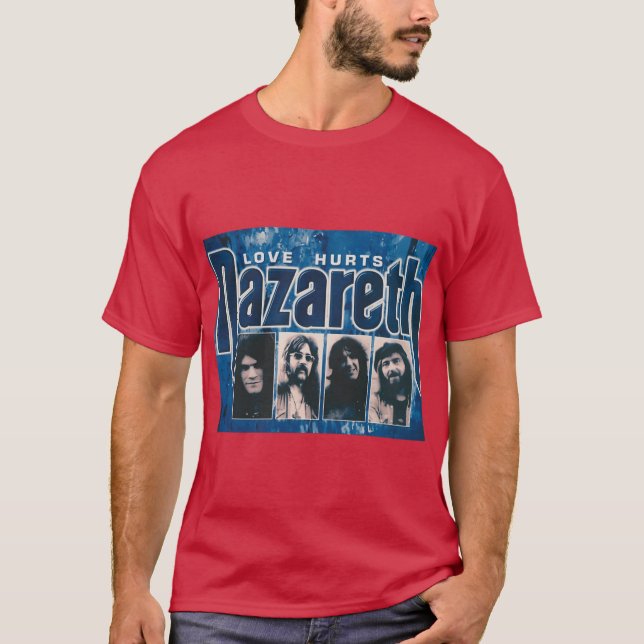 Camiseta album art best selling rock nazareth band music to (Frente)