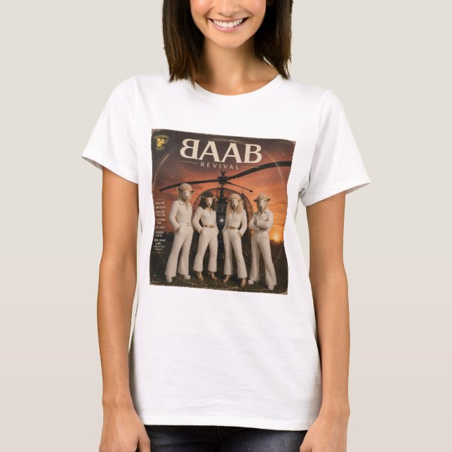 Camiseta Álbum BAAB: uma Paródia (Frente)
