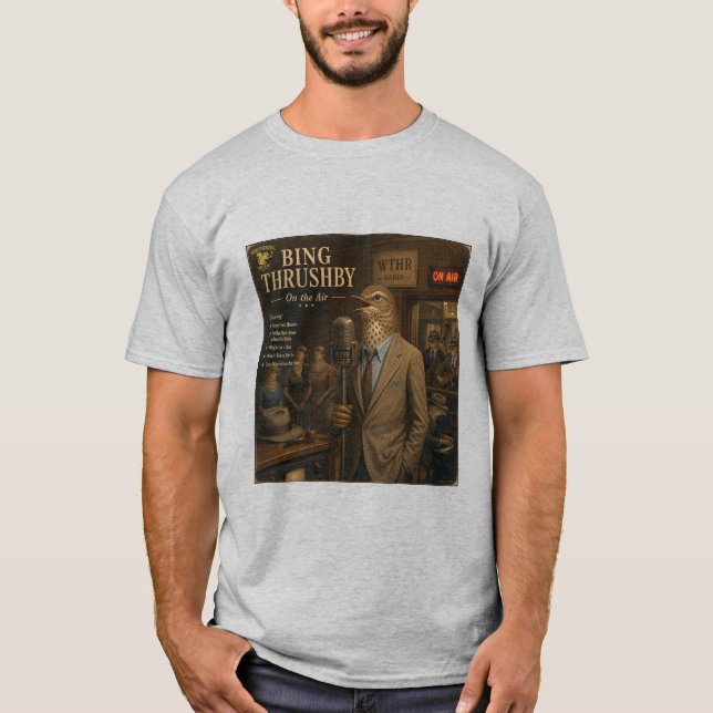 Camiseta Álbum de Bing Thrushby: uma Paródia (Frente)