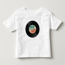 Camiseta Álbum de Música Retro Vinyl Record