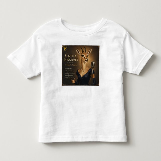 Camiseta Álbum Gazella Fitzgerald: uma Paródia (Frente)