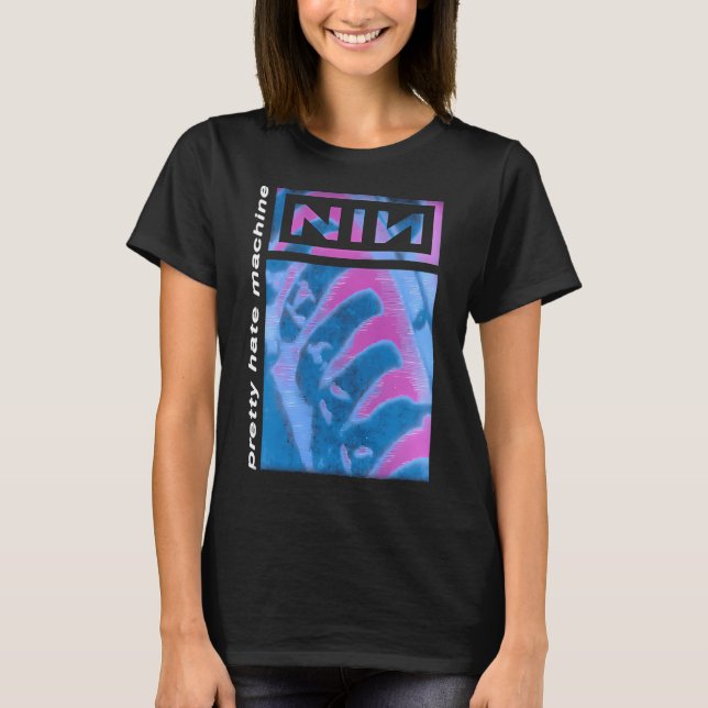 Camiseta Álbum Nineinchnaills Prettys Hate Machine (Frente)