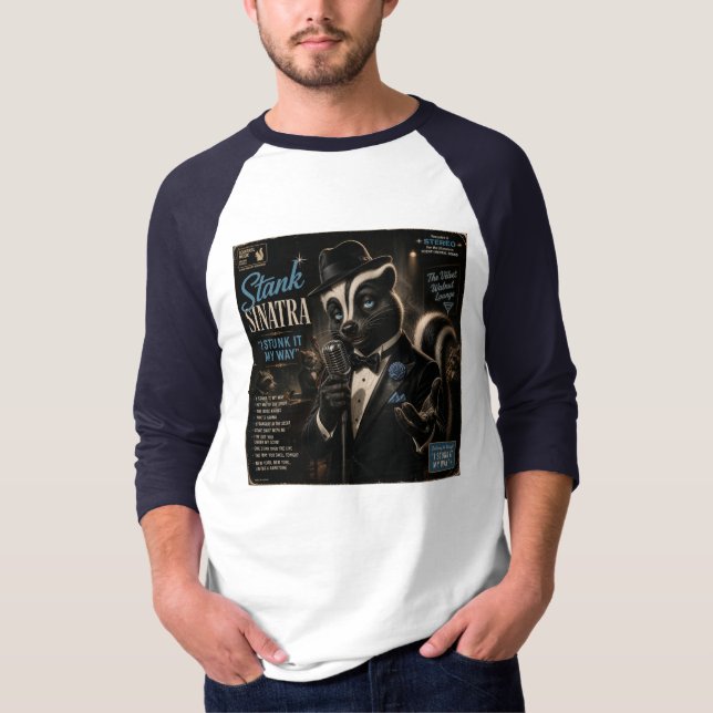 Camiseta Álbum Stank Sinatra: uma Paródia (Frente)