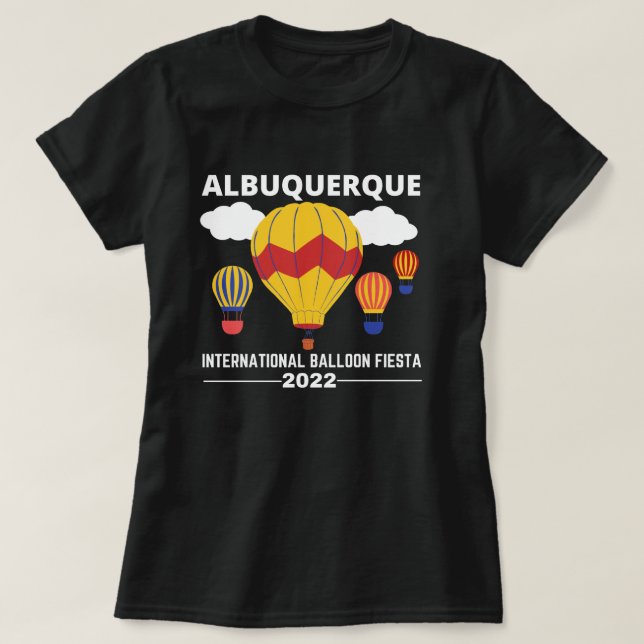 Camiseta Albuquerque Balloon Fiesta 2022 (Frente do Design)