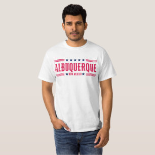 Camiseta ALBUQUERQUE NOVAS Estrelas e Stripes do MÉXICO