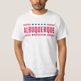 Camiseta ALBUQUERQUE NOVAS Estrelas e Stripes do MÉXICO