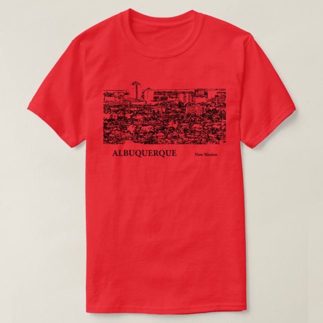 Camiseta Albuquerque Novo México 5 (Frente do Design)