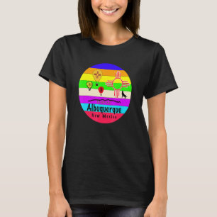 Camiseta Albuquerque Novo México Retro Vintage Sunset Hot A