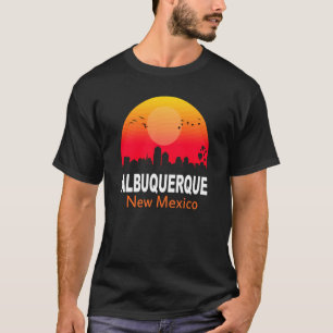 Camiseta Albuquerque Novo México Vintage Sunset Retro City