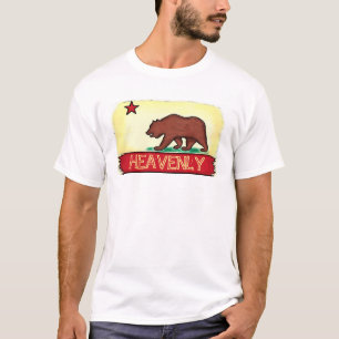 Camiseta Alça de bandeira do Estado da cara do Céu