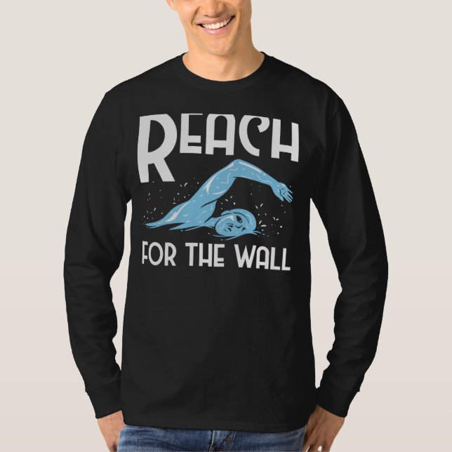 Camiseta Alcançar a Parede Natação (Frente)