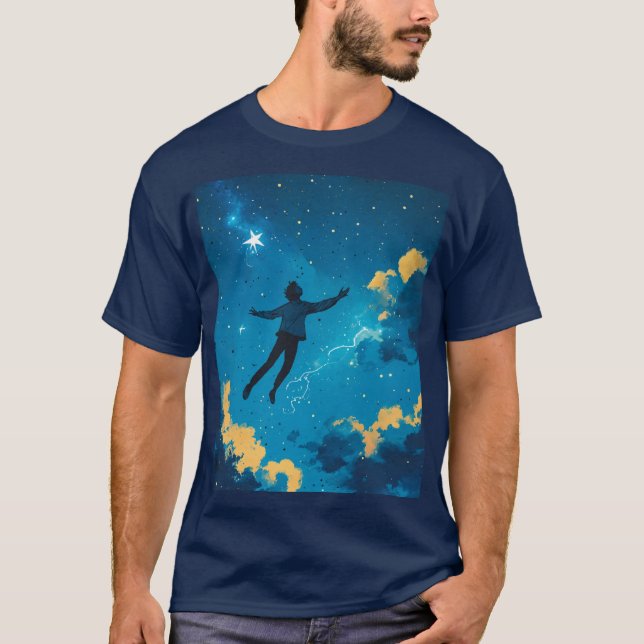 Camiseta Alcançar as estrelas (Frente)