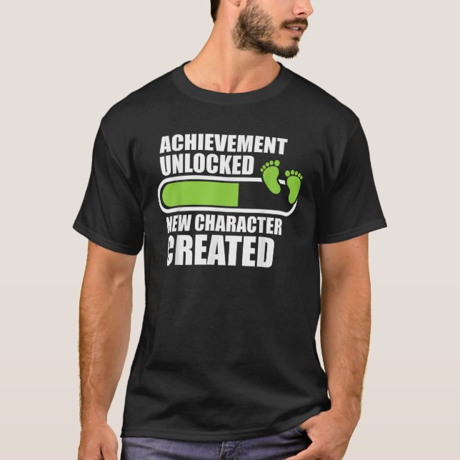 Camiseta Alcançar Novo Caráter Criado Funny P (Frente)