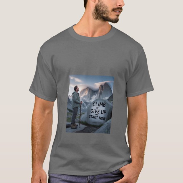 Camiseta - Alcançar o topo (Frente)