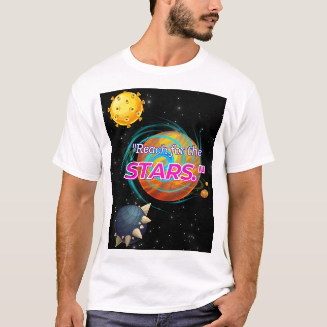 CAMISETA ALCANCE AS ESTRELAS (Frente)