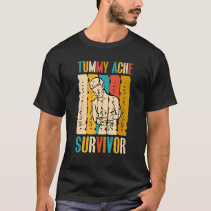 Camiseta Alcance de Estômago de Sobrevivência de Tummy Ache