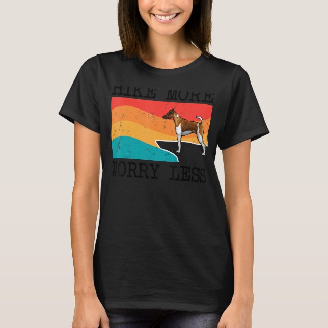 Camiseta Alcance Mais Preocupada Menos Suave Fox Terrier Gr (Frente)