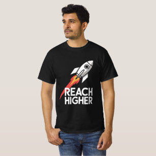 Camiseta Alcance o Mais alto Rocket Launch Tee