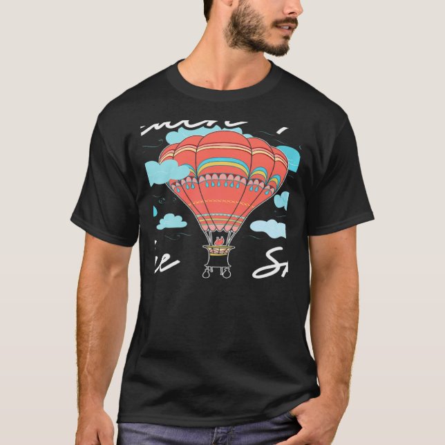 Camiseta Alcance Para A Bola De Ar Quente Aeronáutica Balon (Frente)