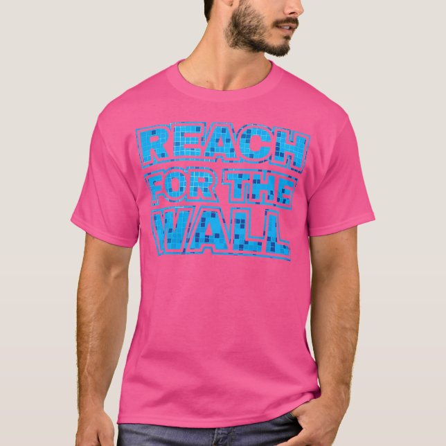 Camiseta Alcance Para A Parede Nadando (Frente)
