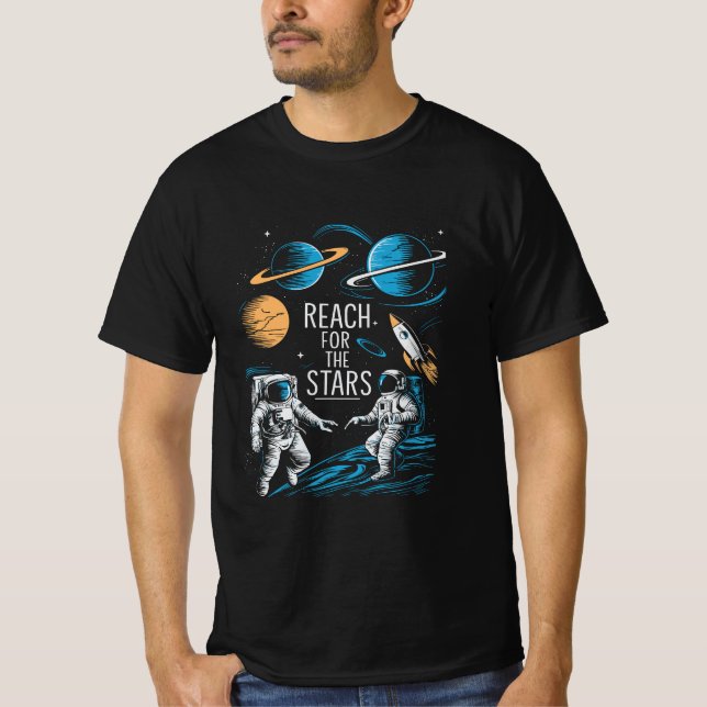 Camiseta Alcance para as Estrelas (Frente)