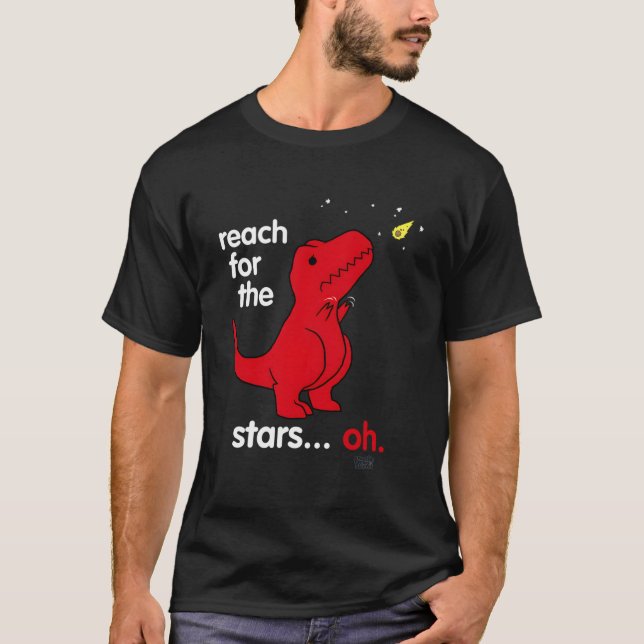 Camiseta Alcance Para As Estrelas Dino (Frente)
