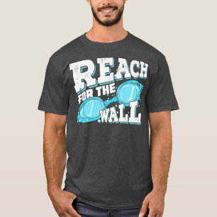 Camiseta Alcance Para O Presente Nadador De Parede