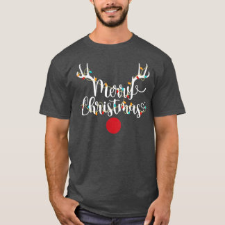Camiseta Alças de Natal Rudolph Red