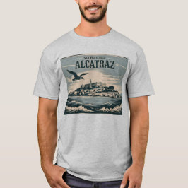 Camiseta Alcatraz Island Prison San Francisco Travel Rertro