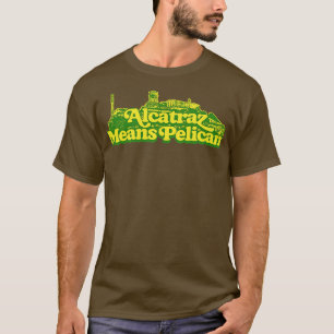 Camiseta Alcatraz significa pelicano