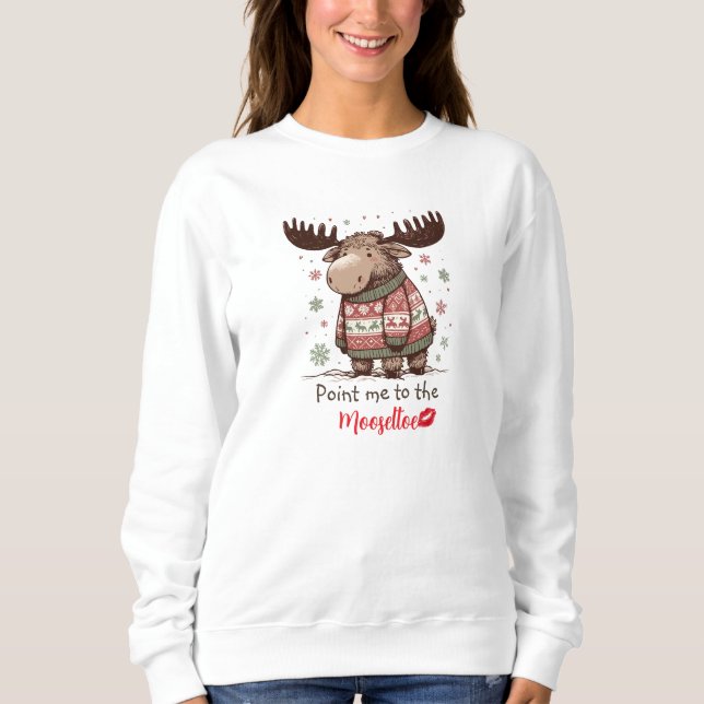 Camiseta Alce de Natal Caprichosa (Frente)