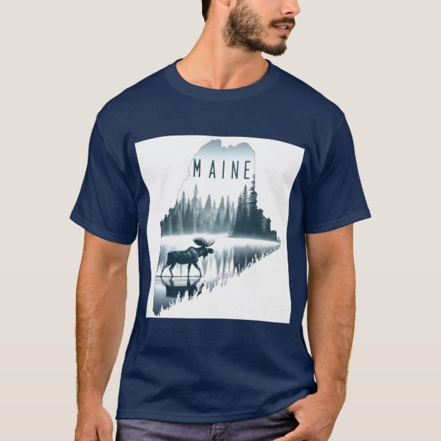 Camiseta Alce do Maine (Frente)