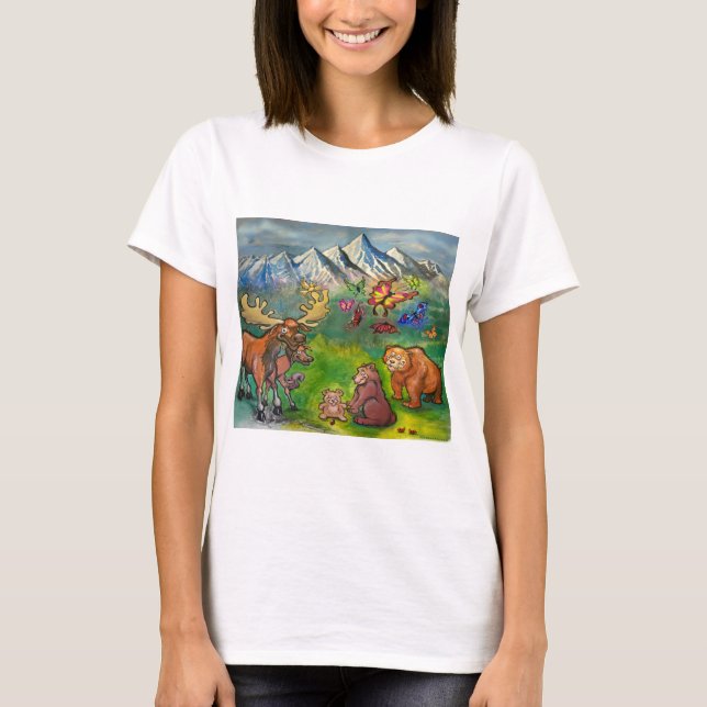 Camiseta Alce e Ursos (Frente)