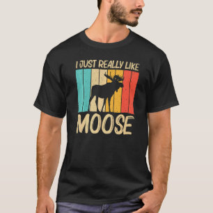 Camiseta Alce legal Para Homens Moose Alaska Moose Elk Hu