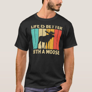 Camiseta Alce legal Para Homens Moose Alaska Moose Elk Hu