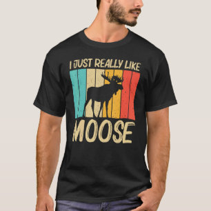 Camiseta Alce legal Para Homens Moose Alaska Moose Elk Hu