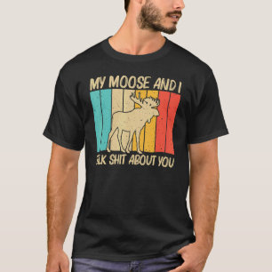 Camiseta Alce Legal Para Homens Mulheres Alce Veado Touro A