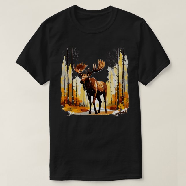 Camiseta Alce Mose 3 (Frente do Design)