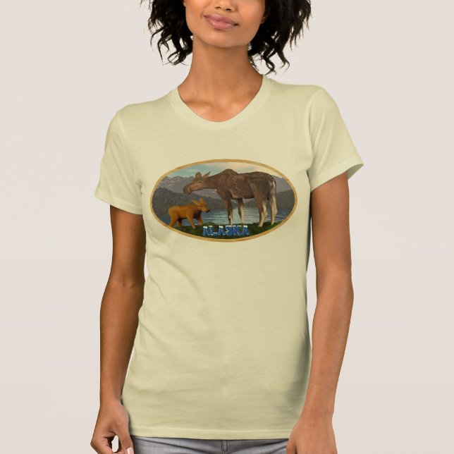 Camiseta Alce no Prado (Frente)