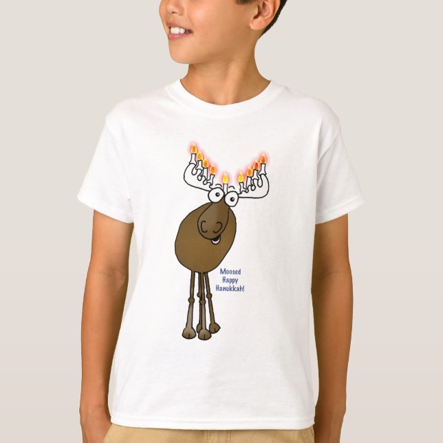 Camiseta Alces de Hanukkah! (Frente)