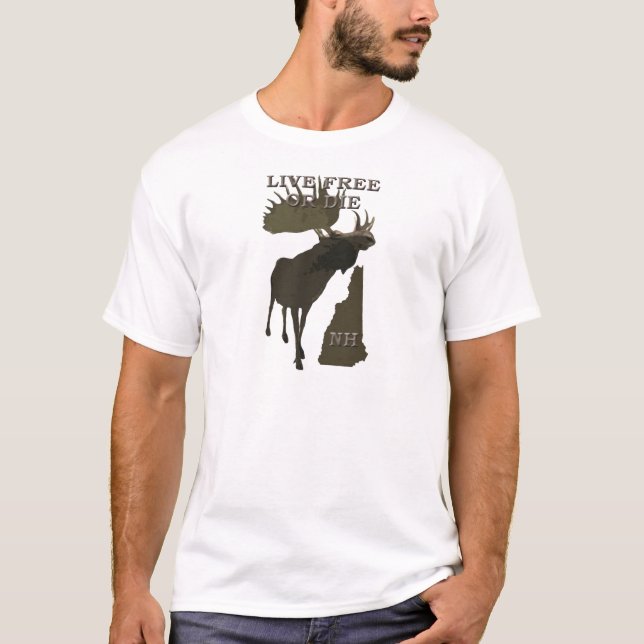 Camiseta Alces de New Hampshire (Frente)