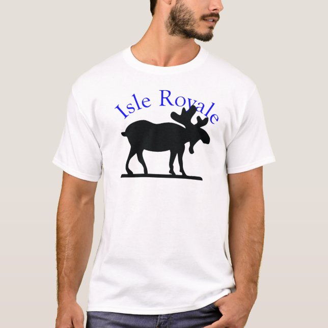 Camiseta Alces de Royale da ilha (Frente)