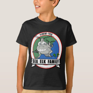 Camiseta 'Alces Family do mar HMM-166