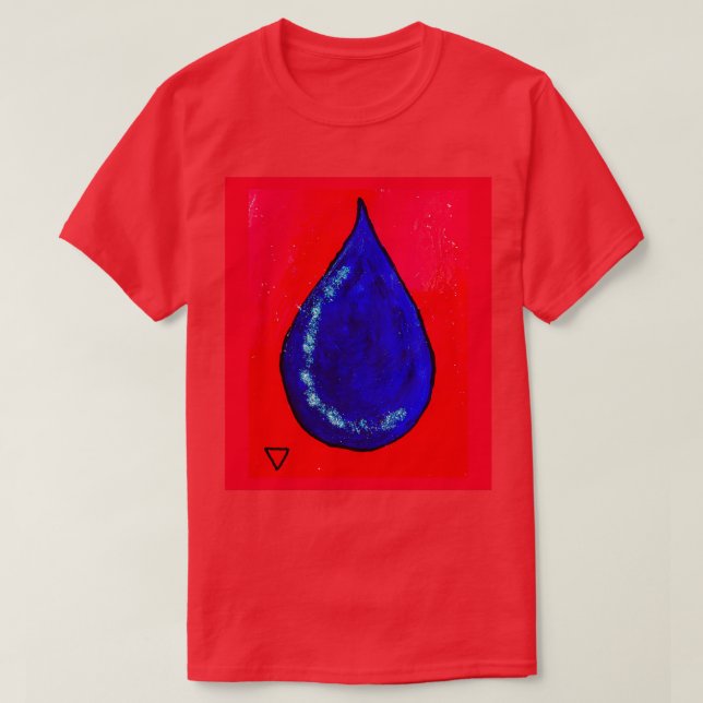 Camiseta Alchemy water Oracle card design (Frente do Design)