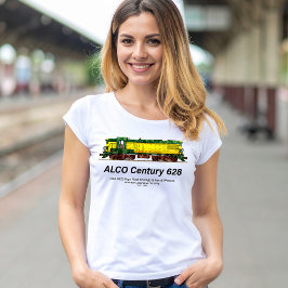 Camiseta Alco C-628 aka Alco Century 628 Locomotiva Diesel